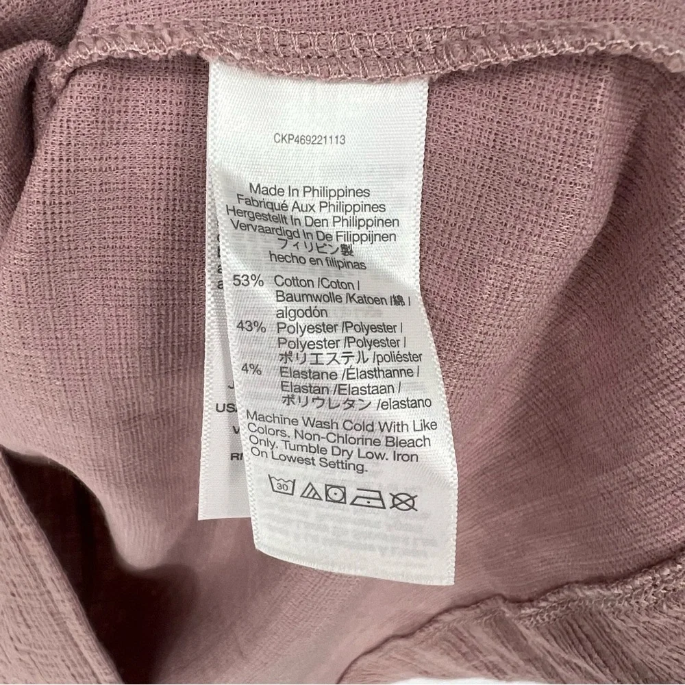 Madewell Cross‎ Front Flutter Sleeve Minidress in Pink